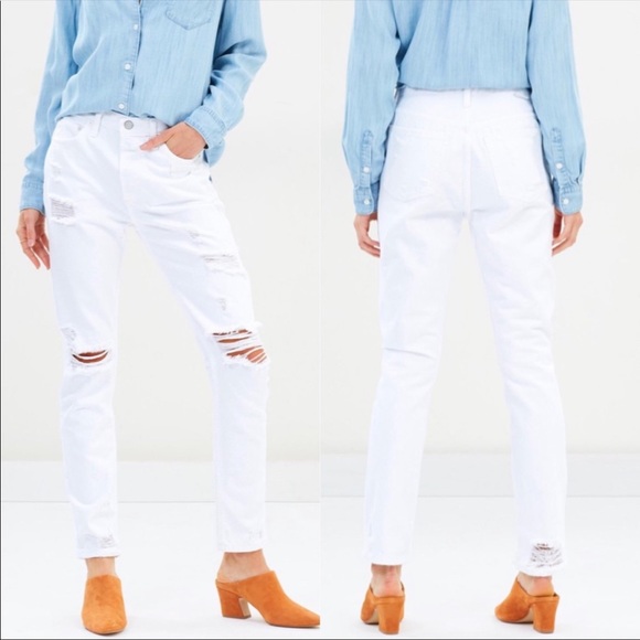 Boyish Denim - Boyish High Rise Waist Distressed Jeans Sz 26 NWT